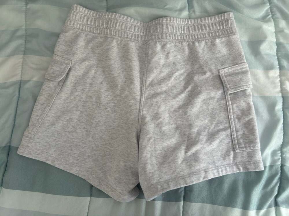 Calvin Klein Grey Fleece Cargo Lounge Shorts